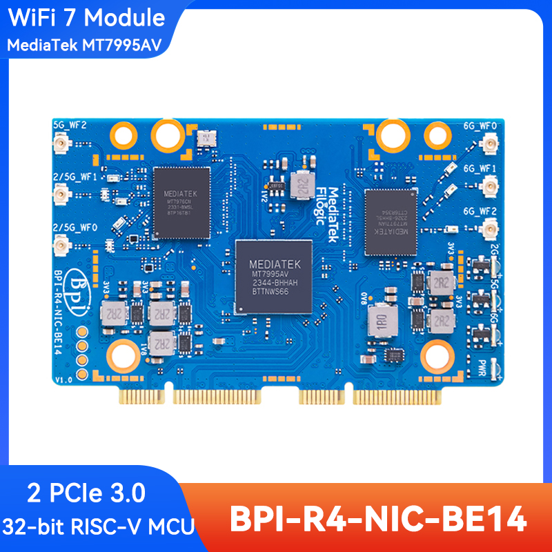 Bananapi Bpi R4 Wifi 7 - Banana Pi BPI-R4-NIC-BE14 WiFi 7 モジュール