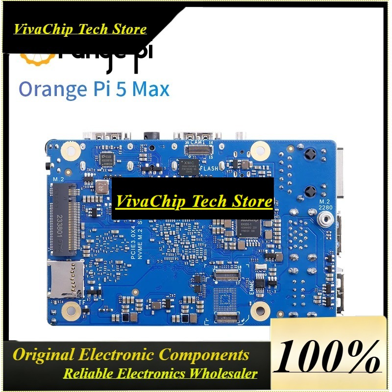 Orange Pi 5 Max Rk3588 - RoRuSOrangePi 5 Max 16GB、5V5A電源付き開発ボード、RK3588、PCIE 2.5G LAN、Wi-Fi