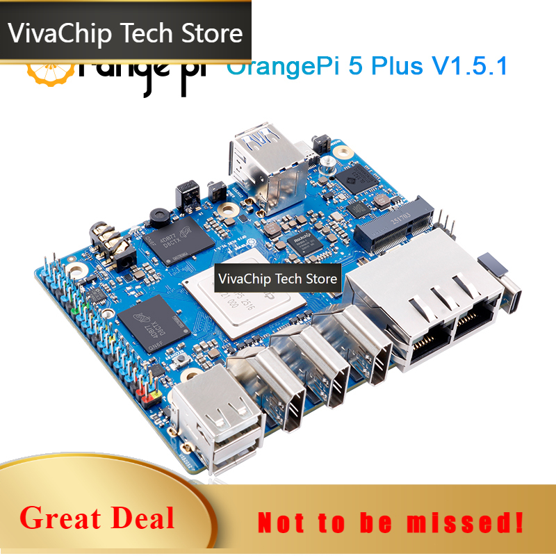 Rk3588 Mini Pc Board - VivaCTOrange Pi5 Plus 16GB シングルボードコンピュータ DDR5