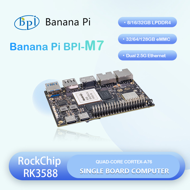 Banana Pi Bpi-m7 Rockchip RK35 - Banana Pi Bpi M7 Rk3588 のレビューと価格