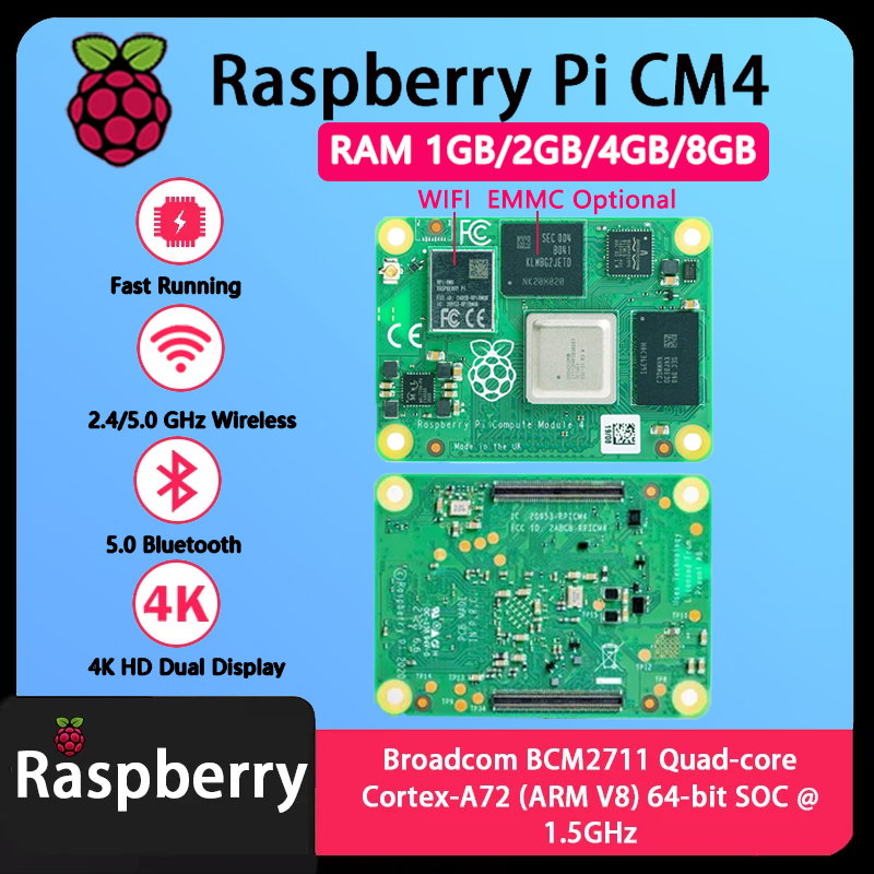Raspberry Pi CM4 1GB/2GB/4GB/8 - Compute Module 4 32Gb Wifi のレビューと価格