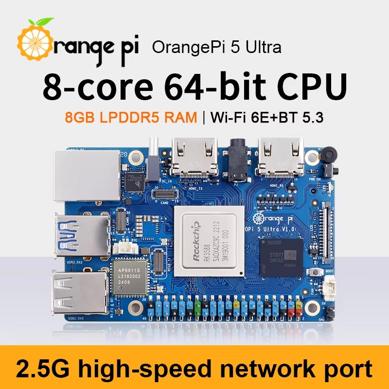 【ホットセール】Orange Pi 5 Ultra 8GB  - Rk3588 Mini Pc Board のレビューと価格